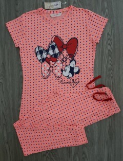 ANNABELLE Ladis 2 Pcs Pyjama Set (PINK) (S - M - L - XL)