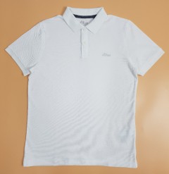 SOLIVER Mens Polo Shirt (WHITE) (S - M - L - XL - 2XL - 3XL)