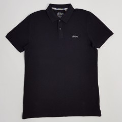 SOLIVER Mens Polo Shirt (BLACK) (S - XL)