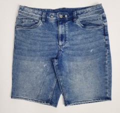 LIVERGY CASUAL FIT Mens Denim Jeans Short (BLUE) (30 to 40)