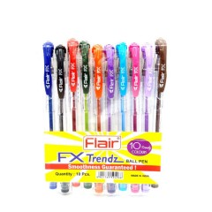 FLAIR Flair Fx Trendz Ball Pen 10pcs (FRH)
