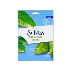 St. IVES Hydrating Sheet Mask, Green Tea, 1 Sheet (MOS)