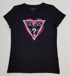 GUESS Girls T-Shirt (BLACK) (7 to 16 Years)