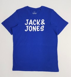JACK AND JONES Boys T-Shirt (BLUE) (12 To 16 Years)