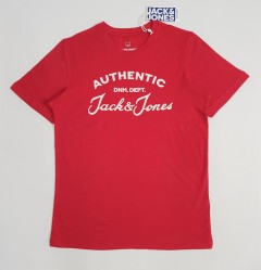 JACK AND JONES Boys T-Shirt (RED) (10 To 14 Years)