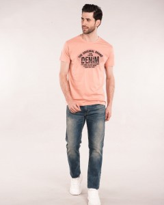 TOM TAILOR Mens T-Shirt (PINK) (S)