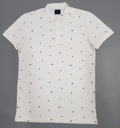 TERRANOVA Mens Polo Shirt (WHITE) (XS - S - 2XL)