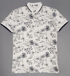 BASIC Mens Polo Shirt (WHITE) (S - M - L - XL)