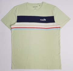 MANGUUN Mens T-Shirt (LIGHT GREEN) (L - XXL)