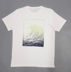 MANGUUN Mens T-Shirt (WHITE) (L - XL)