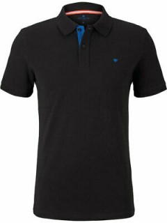 TOM TAILOR Mens Polo Shirt (BLACK) (S - M - L - XL - XXL - 3XL)