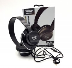 LELISU Wired Headphone with Mic/ LS-806 (BLACK) (ONE SIZE) (FRH)