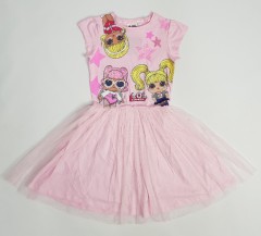 LOL Girls Frock (PINK) (5 To 10 Years)