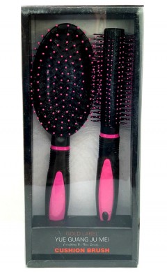 2 PCS SET CUSHION BRUSH (PINK) (FRH)