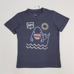 BASIC  Boys T-Shirt (NAVY) (2 to 10 Years)