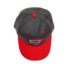 Mitchell & ness Mens Cap (GRAY-RED) (FREE SIZE)
