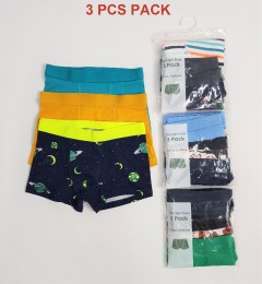 H AND M 3 Pcs Boys Boxer Shorts Pack ( Random Color) (4 to 10 Years)