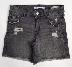 LEFTIES Ladies Jeans Short (DARK GRAY) (24 to 34)