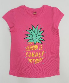 YFK Girls T-Shirt (PINK) (7 to 14 Years)
