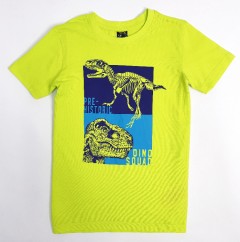 YFK Boys T-Shirt  ( GREEN ) ( 7 to 14 Years)