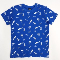 YFK Boys T_Shirt  (BLUE) ( 7 to 10 Years)