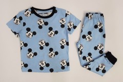 NEXT Boys 2 Pcs Pyjama Set (LIGHT BLUE - BLACK) (2 to 10 Years)