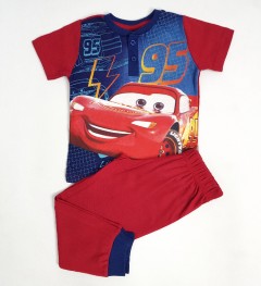 DISNEY Boys 2 Pcs Pyjama Set (RED) (2 to 6 Years)