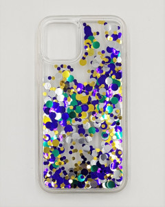 Mobile Cover (BLUE - YELLOW) (IP-11 PRO)