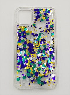 Mobile Cover (BLUE - YELLOW - GREEN) (IP-11 PRO MAX)