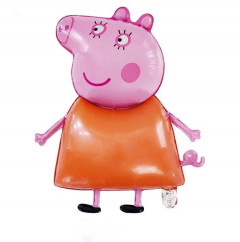 Balloon With Peppa Pig Design (PINK - ORANGE) ( OS )