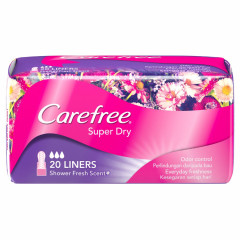 Care Free Superdry 20 * 24 (PURPLE - PINK) (20 LINERS) (CARGO)
