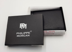 PHILIPPE MORGAN Mens Wallet (BLACK) (OS)