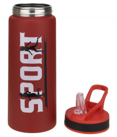 Tuelip Stainless Steel Red Water Bottle (RED) (750ML) (GM)
