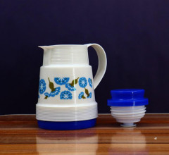 Vacuum Flask (WHITE - BLUE) (Os) (GM)
