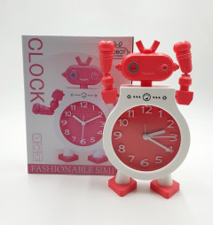 Robot Alarm, Analog Alarm Clock with Cool Design Clocks for Bedrooms
