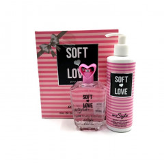 Soft Love Perfume 100ml & Body Lotion 250ml Set for woman