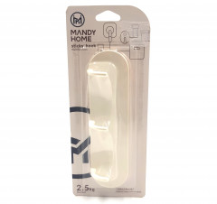 Home Plastic Hook/ Hanger Card - Self Adhesive/ Stickable 1 pc