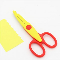 Decorative Wave laciness Edge Scissors DIY for Scrapbook Handmade Kids Artwork Card Safe(GM)