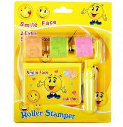 Roller Stamp With 2 Extra Rollers