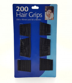 200 Pcs Hair Grips 150 x 45mm and 50 x 65mm