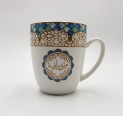 Coffee Mug of Large-size Restaurant Coffee Mugs By Bruntmor, Polka Dot