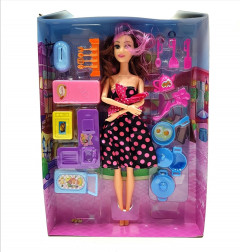 Barbie Doll With Cooking Toys