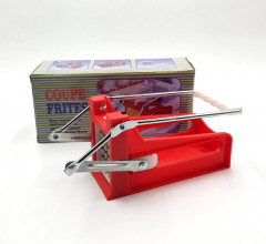 French Fry Cutter, French Fry Cutter Potato Vegetable Slicer Chopper Dicer 2 Blades