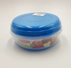 Refrigerator Container with Blue Lid
