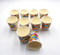 10 PCS Paper disposable cup voor verjaardag zomer tuin party table
