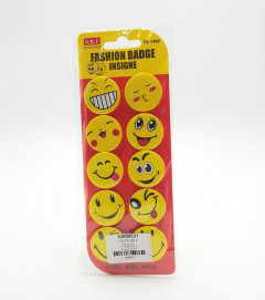 Smiling Face Sticker Card
