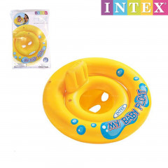 Yellow Vinyl Inflatable Baby Float