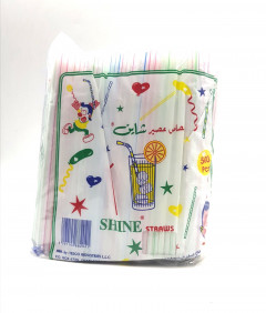 500 Pcs Pack Shine Straws