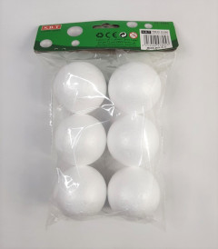 6 Pcs Pack Styrofoam Balls -Craft Foam Balls -Foam Craft Balls -Foam Balls For Arts and Crafts, DIY Craft For Home, School Craft Project
