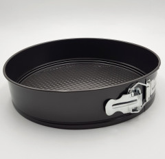 Non-stick Tins, Round Cake Tins Bakeware Cheesecake Tin with Removable Bottom and Quick Release Latch